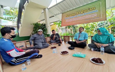 peresmian pembukaan Saung Qur'an
