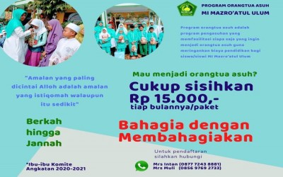GERAKAN MADRSAH ORANG TUA ASUH